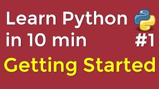 Python Tutorial for Absolute Beginners: #1 Getting Started