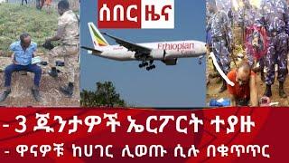 ሰበር ዜና ፡ 3 ጁንታዎች ቦሌ ኤርፖርት ተያዙ | ዋናዎቹ ጁንታዎች ከሀገር ሊወጡ| Zena tube | Abel birhanu | Zehabesha | Ethiopia
