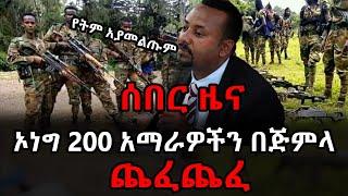 Ethiopia News ኦነግ 200 አማራዎችን በጅምላ ጨፈጨፈ Abiy Ahmed Ali