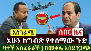 Ethiopia:ሰበር | ዛሬ ስለ ኢትዮጵያ ከግብጽ የተሰማ ጉድ | ግብጽ ዛተች | በመቀሌ አስደንጋጭ ነገር እየተፈጠረ ነው | Abel Birhanu
