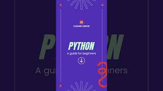 python tutorials for beginners part 3 | python part 3 by coding error 2021