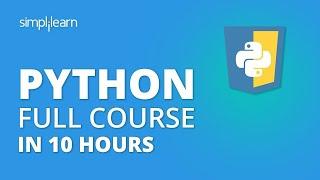 Python Tutorial | Python Tutorial For Beginners - Full Course | Python Programming | Simplilearn
