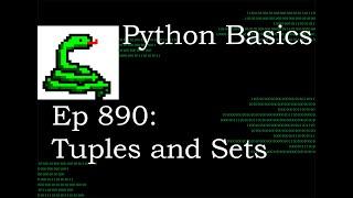 Python Basics Tutorial Data Structures Tuples and Sets