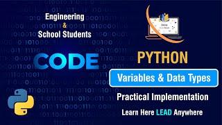 Python for beginners |  Python Programming Tutorial for Beginners | Variables and Data Types