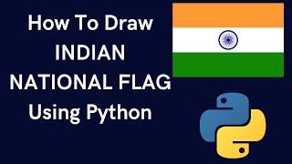 Draw Indian national flag | Python project video | Turtle | use tutorial | Animation | Kult_Kreative